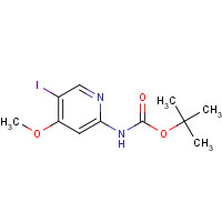 944935-37-9 TERT-BUTYL5-IODO-4-METHOXYPYRIDIN-2-YLCARBAMATE chemical structure