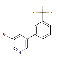 675589-94-3 3-BROMO-5-(3-TRIFLUOROMETHYL-PHENYL)-PYRIDINE chemical structure