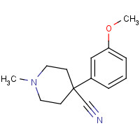 5460-79-7 1-METHYL-4-CYANO-4-(3-METHOXYPHENYL)-PIPERIDINE chemical structure
