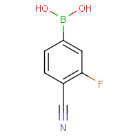 843663-18-3 4-CYANO-3-FLUOROPHENYLBORONIC ACID chemical structure