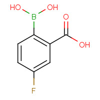 874290-63-8 2-BORONO-5-FLUOROBENZOIC ACID chemical structure