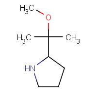 160142-25-6 2-(2-Methoxypropan-2-yl)pyrrolidine chemical structure