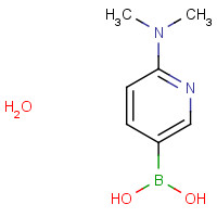 579525-46-5 2-(Dimethylamino)pyridine-5-boronic acid hydrate chemical structure
