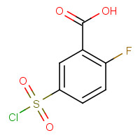 37098-75-2 5-(Chlorosulphonyl)-2-fluorobenzoic acid chemical structure
