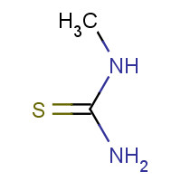 598-52-7 N-METHYLTHIOUREA chemical structure