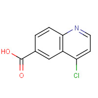 386207-77-8 4-chloroquinoline-6-carboxylic acid chemical structure