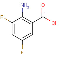 126674-78-0 2-amino-3,5-difluorobenzoic acid chemical structure