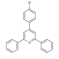 1498-81-3 4-(4-bromophenyl)-2,6-diphenylpyridine chemical structure