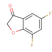 3260-94-4 5,7-DIFLUORO-BENZOFURAN-3-ONE chemical structure