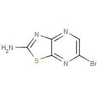112342-72-0 2-AMINO-6-BROMOTHIAZOLO[4,5-B]PYRAZINE chemical structure