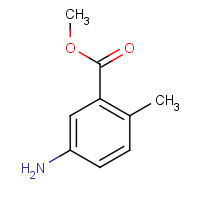 18595-12-5 5-AMINO-2-METHYL-BENZOIC ACID METHYL ESTER chemical structure