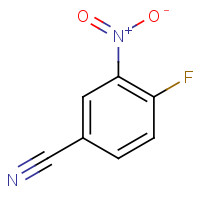 1009-35-4 4-FLUORO-3-NITROBENZONITRILE chemical structure