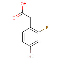 114897-92-6 4-Bromo-2-fluorophenylacetic acid chemical structure