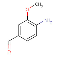 90151-40-9 Benzaldehyde,4-amino-3-methoxy-(9CI) chemical structure