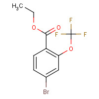933785-18-3 Ethyl 4-bromo-2-(trifluoromethoxy)benzoate chemical structure