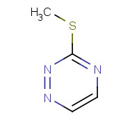 28735-21-9 3-Methylthio-1,2,4-triazine chemical structure