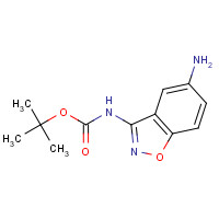 380629-73-2 (5-AMINOBENZO[D]ISOXAZOL-3-YL)CARBAMIC ACID TERT-BUTYL ESTER chemical structure