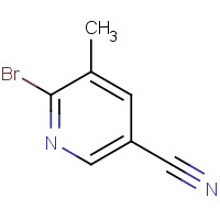 374633-37-1 2-Bromo-5-cyano-3-picoline chemical structure