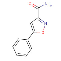 23088-52-0 5-Phenyl-3-isoxazolecarboxamide chemical structure