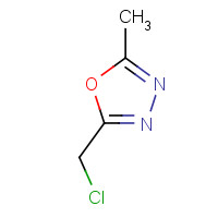 3914-42-9 2-(CHLOROMETHYL)-5-METHYL-1,3,4-OXADIAZOLE chemical structure