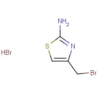 610278-79-0 4-(BROMOMETHYL)THIAZOL-2-AMINE HYDROBROMIDE chemical structure