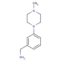 672325-37-0 1-[3-(4-Methylpiperazin-1-yl)phenyl]methanamine chemical structure
