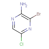 76537-18-3 2-AMINO-3-BROMO-5-CHLOROPYRAZINE chemical structure