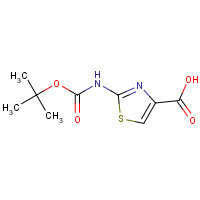 83673-98-7 BOC-2-AMINO-4-THIAZOLE-CARBOXYLIC ACID chemical structure