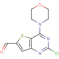 885618-31-5 2-CHLORO-4-MORPHOLINOTHIENO[3,2-D]PYRIMIDINE-6-CARBALDEHYDE chemical structure