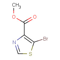 913836-22-3 METHYL 5-BROMO-1,3-THIAZOLE-4-CARBOXYLATE 97 chemical structure