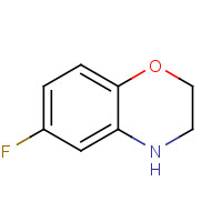 105655-00-3 6-FLUORO-3,4-DIHYDRO-2H-BENZO[1,4]OXAZINE HYDROCHLORIDE chemical structure