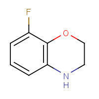 898832-40-1 8-FLUORO-3,4-DIHYDRO-2H-BENZO[1,4]OXAZINE HYDROCHLORIDE chemical structure