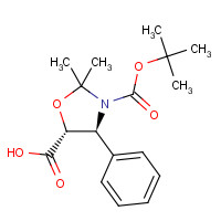 143527-70-2 (4S,5R)-3-(tert-Butoxycarbonyl)-2,2-dimethyl-4-phenyloxazolidine-5-carboxylic acid chemical structure