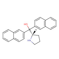 127986-84-9 (S)-(-)-ALPHA,ALPHA-DI(2-NAPHTHYL)-2-PYRROLIDINEMETHANOL chemical structure