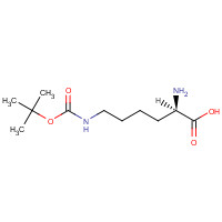 31202-69-4 N-epsilon-Boc-D-lysine chemical structure
