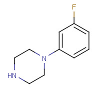 3801-89-6 1-(3-FLUOROPHENYL)PIPERAZINE chemical structure