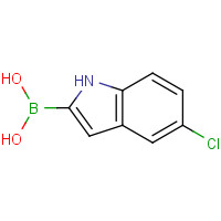 282528-62-5 5-CHLORO-1H-INDOLE-2-BORONIC ACID chemical structure