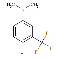51332-24-2 4-BROMO-N,N-DIMETHYL-3-(TRIFLUOROMETHYL)ANILINE chemical structure