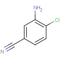 53312-79-1 3-AMINO-4-CHLOROBENZONITRILE chemical structure