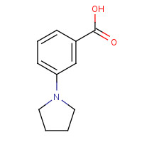 72548-79-9 3-PYRROLIDIN-1-YL-BENZOIC ACID chemical structure