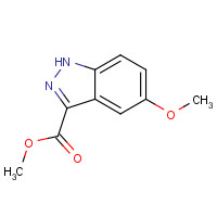 90915-65-4 METHYL 5-METHOXY-1H-INDAZOLE-3-CARBOXYLATE chemical structure