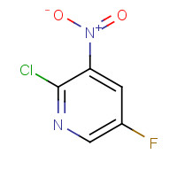 136888-21-6 2-CHLORO-5-FLUORO-3-NITROPYRIDINE chemical structure