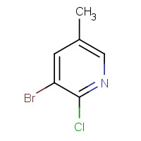 17282-03-0 2-Chloro-3-bromo-5-methylpyridine chemical structure