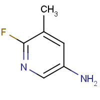 186593-48-6 2-Fluoro-3-methyl-5-aminopyridine chemical structure