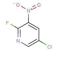 60186-16-5 5-CHLORO-2-FLUORO-3-NITROPYRIDINE chemical structure