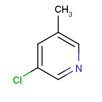 19230-55-8 3-CHLORO-5-METHYLPYRIDINE chemical structure
