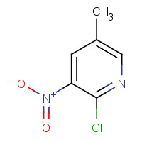 23056-40-8 2-Chloro-5-methyl-3-nitropyridine chemical structure