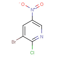 5470-17-7 2-Chloro-3-bromo-5-nitropyridine chemical structure
