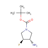 1009075-43-7 (3S,4S)-tert-Butyl 3-amino-4-fluoropyrrolidine-1-carboxylate chemical structure