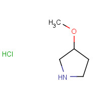 136725-50-3 3-METHOXY-PYRROLIDINE HYDROCHLORIDE chemical structure